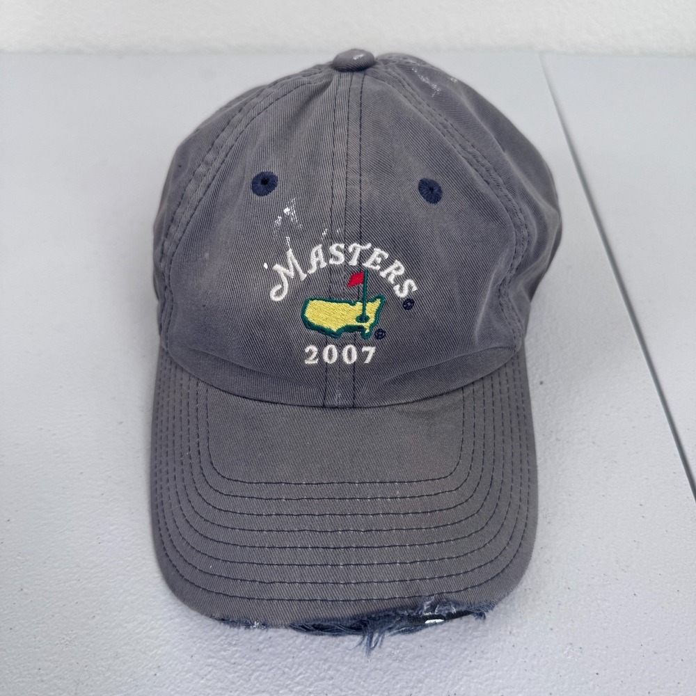 The Masters 2007 Vintage Augusta National Golf Club Hat Distressed Gray